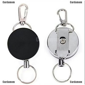 1 CÁI MÓC KHÓA ĐEO THẺ MÓC BÓP VÍ CÓ DÂY RÚT KÉO AN TOÀN THUẬN TIỆN CHO MỌI NGƯỜI 