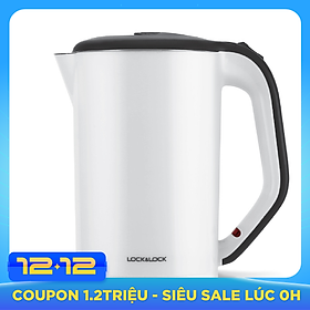 Bình Đun Siêu Tốc 2 lớp Lock&Lock EJK738WHT (1.7L) - Trắng - Hàng chính hãng