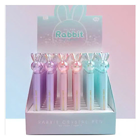 Viết Gel Xanh Thỏ Crystal 7554 H/48 ( Giao Mẫu Ngẫu Nhiên)