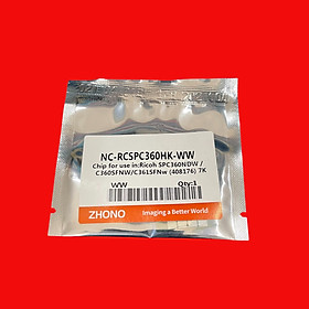 Chíp cho hộp mực máy in mầu Ricoh SP C360/ 361 ( Bộ 4 mầu hoặc mua lẻ mầu ) Hàng nhập khẩu