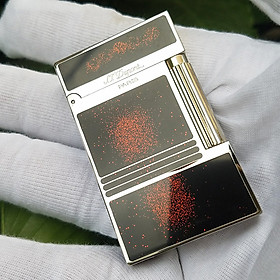 Mua Vỏ Hột Quẹt Bật Lửa Gas Upon D133T Họa Tiết Sơn Mài Kim Tuyến Đẹp Độc Lạ - Dùng Gas Đá Cao Cấp