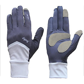 Găng tay Nonstop chống nắng UPF50+ xám đen Zigzag GLV01001 size