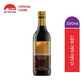 Hắc xì dầu Lee Kum Kee Premium Dark Soy Sauce 500ml chai loại đặc biệt đậm