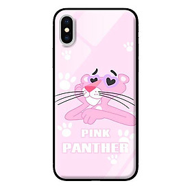 Ốp lưng kính cường lực cho iPhone XS Báo Hồng Trái Tim - Hàng chính hãng