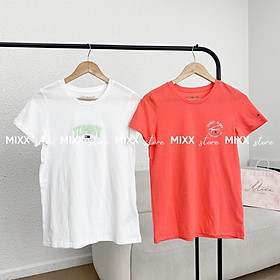 Áo thun nữ chữ chất cotton mềm mịn phom suông vừa trẻ trung