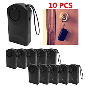 10pcs Home Door Knob Security Alarm System Sensor Battery Operated Household