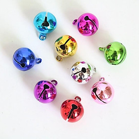 Combo 9 chuông lục lạc mini nhiều màu đeo vòng cổ cho chó mèo (màu ngẫu nhiên)
