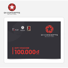 D1-Concepts - Phiếu Quà Tặng 100k