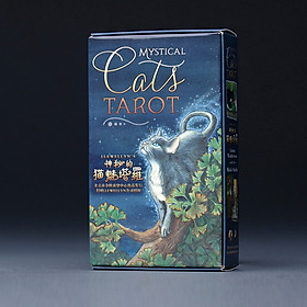 Bộ Bài Bói  Mystical Cats Tarot Cao Cấp