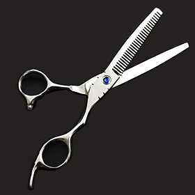 Kéo cắt , kéo tỉa tóc Barber WOLF trắng BW-601