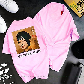 ÁO THUN KIỂU UNISEX AOMI KEM KABI GÁI NHẬT ĐÓ TREND TIKTOK TAY NGẮN TAY LỠ NAM NỮ GIA ĐÌNH CẶP ĐÔI CHẤT LƯỢNG CAO