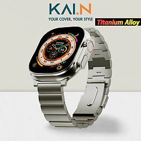 Dây đeo thay thế titan dành cho apple watch ultra / apple watch series 1-8/se/se2022, kai.n transformer titanium - hàng chính hãng