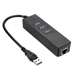 Hub Combo chia cổng USB3.0 và Lan Kết nối đồng thời nhiều thiết bị máy tính của bạn cùng một lúc. Chuyển dữ liệu USB 3.0 ở tốc độ lên đến 5Gbps, tốc độ mạng 10/100/1000