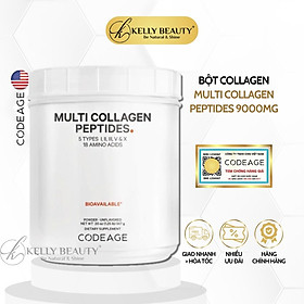 Bột Collagen Tổng Hợp CODEAGE Multi Collagen Peptides 9000mg | Kelly Beauty