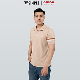 Áo thun polo nam TSIMPLE có cổ ngắn tay vải cotton cá sấu cao cấp form rộng big size A02005