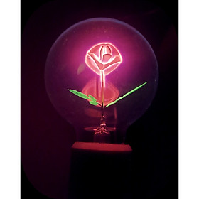 ĐÈN SỢI ĐỐT EDISON 1 BÔNG HỒNG