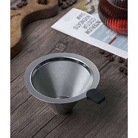 Mua Phễu pha cà phê Inox CÓ TAY CẦM không cần giấy lọc