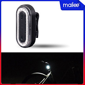 Led Đuôi Chớp Nhấp Nháy Xe Đạp BK400 100 Lumens Độ Sáng Cao 6 Chế Độ Sạc Điện USB MaiLee - Trắng