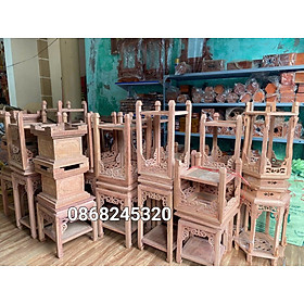 Mua Đôn đựng đồ đa năng bằng gỗ hương đá kt cao 50 ×30cm