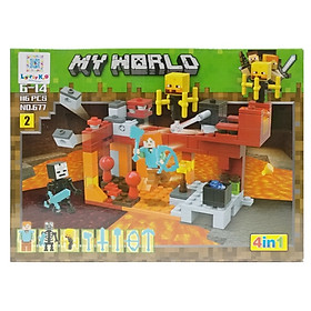 Bộ Xếp Hình - My World - 677 (Li62) - Mẫu 2 (116 Mảnh Ghép)