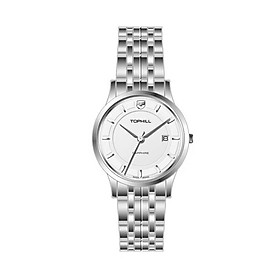 ĐỒNG HỒ TOPHILL TA039L.S1652 Đồng hồ nữ dây và vỏ thép không gỉ 316L, máy pin, kính sapphire