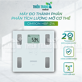 Máy đo thành phần, phân tích lượng mỡ cơ thể OMRON HBF-214 Thiên Trang Medical