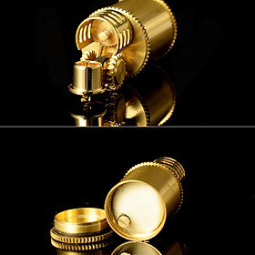 Mua Bật Lửa Đồng  Cổ Lùn vàng trơn