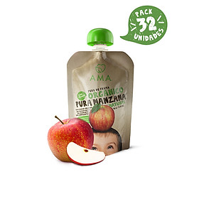 Trái cây xay nhuyễn Ama Time vị Táo 90ml