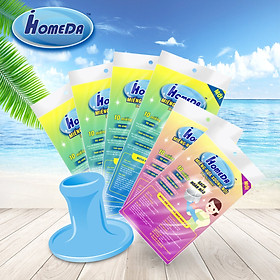 Combo 4 Gói miếng rửa chén linh hoạt iHomeda + 2 Gói miếng chùi nồi iHomeda TẶNG tay cầm tiện dụng