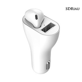 Dock Sạc Trên Xe Hơi Qcdz 2 Trong 1 Với Giao Diện Usb