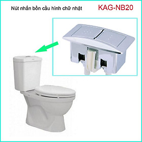 Mua Nút nhấn cầu Inax C504-702 nút nhấn cầu xả 2 nhấn chữa nhật Kace KAG-NB20