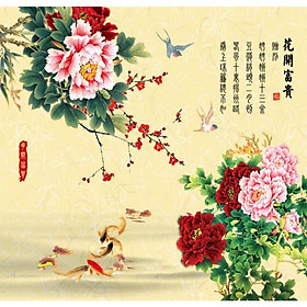 Tranh Treo Hoa Mẫu Đơn - MD034
