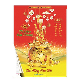 Lịch 52 tuần 2021 MS AH.20 - Tài Lộc Cát Tường