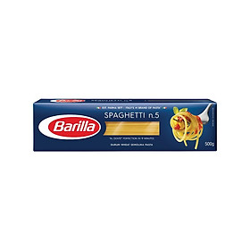 Mỳ Barilla sợi hình ống các cỡ Spaghetti No.5-500g