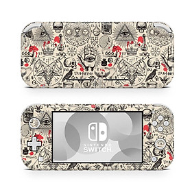 Mua Skin decal dán Nintendo Switch Lite mẫu Illuminati (dễ dán  đã cắt sẵn)