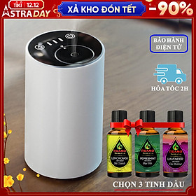Máy Xông Tinh Dầu Có Pin Tích Điện, Vỏ Kim Loại Nguyên Khối, Nút Cảm Ứng, Tặng Tinh Dầu Tùy Chọn - Máy Khuếch Tán Tinh Dầu Trực Tiếp Chuyên Dụng Cho X
