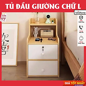 Mua Tủ Đầu Giường ( Có Ngăn Khoá ) Kệ Đầu Giường Tab Đầu Giường Gỗ MDF Cao Cấp Loại 1 Ngăn Kéo Và Loại 2 Ngăn Kéo Thiết Kế Sang Trọng Tiện Ích