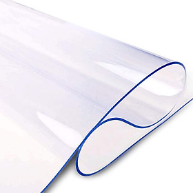 Mua Thảm trải sàn bảo vệ sàn gỗ  gạch bằng nhựa (PVC) dẻo  màu trắng trong suốt  Chống thấm nước  Chống thấm dầu  Chống trượt cho ghế em bé  xe lăn  trải bàn ăn  bàn khách  tủ tivi độ dày 3mm