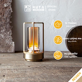 Mua Đèn Bàn Led Quầy Bar HUTA RESNEN Cao Cấp Cảm Ứng Tích Điện Điều Chỉnh Ánh Sáng Vàng Trang Trí Quán Cà Phê  Nhà Hàng  Sự Kiện