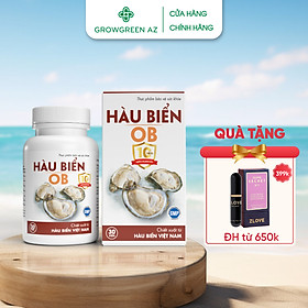 COMBO 2 HỘP Thực phẩm bảo vệ sức khỏe Hàu Biển OB - tăng cường sinh lý, trị xuất tinh sớm, Tăng sinh chất lượng tinh trùng (Hộp 30 viên)