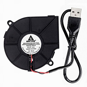 【 Ready stock 】1PCS Gdstime 5V USB 75x15mm 75mm x 15mm 7515 DC Brushless Cooling Blower Fan 7515