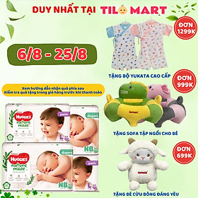 Tã/Bỉm dán Huggies Platinum NatureMade L54 -Gói Jumbo 54 miếng