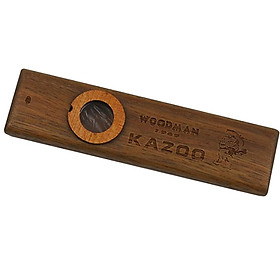 1 Set Kazoo Wooden With Diaphragm Metal Box For Music Player Kids Toy Gift