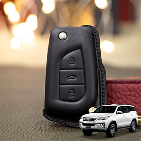 Bao Da Chìa Khóa ô tô TOYOTA FORTUNER | Bọc chìa khóa ô tô da thật khâu tay