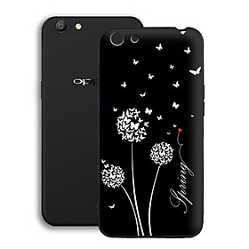 Ốp lưng mẫu đẹp cho điện thoại Oppo A71 - Viền dẻo - 02068 7891 BOCONGANH08 - Hoa Bồ Công Anh - Hàng Chính Hãng