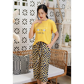 Quần chun buộc nơ chấm bi-20QN036TT