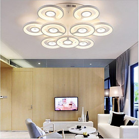 Đèn trần ENTIN 3 chế độ ánh sáng hiện đại tiết kiệm năng lượng - kèm bóng LED chuyên dụng và điều khiển từ xa