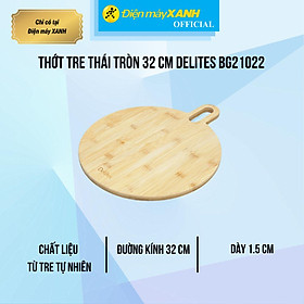 Mua Thớt tre thái tròn 32 cm Delites BG21022 - Hàng Chính Hãng