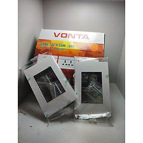Mua Mặt thiết bị điện 3 lỗ Vonta - V03 ( Mặt 3 )