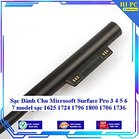 Mua Sạc Dành Cho Microsoft Surface Pro 3 4 5 6 7 model sạc 1625 1724 1796 1800 1706 1736 - Kèm Dây nguồn - Hàng Nhập Khẩu